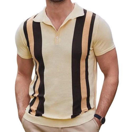 Beige Polohemd Herren | Old Money 