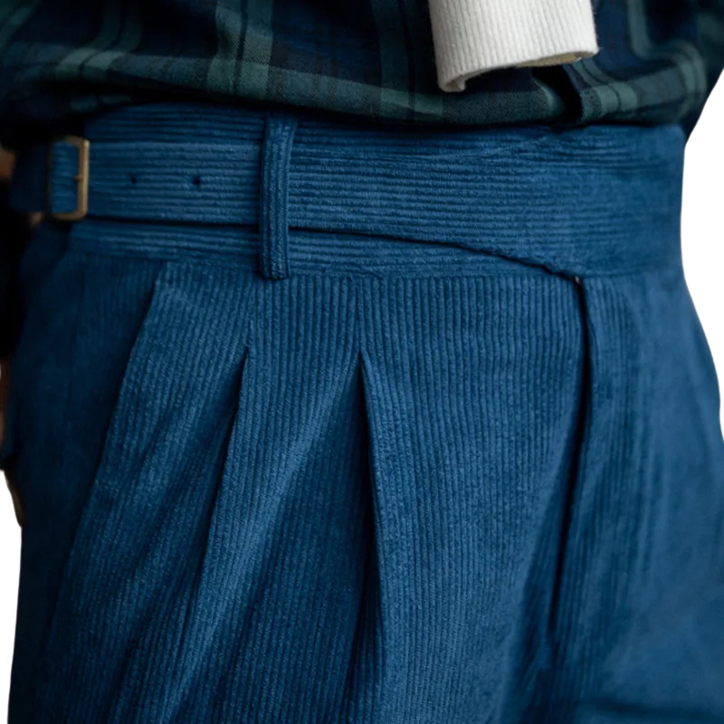 Cordhose Herren Blau | Old Money 
