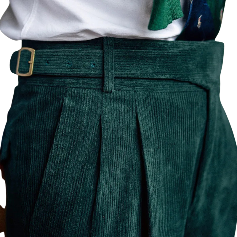 Cordhose Herren Grün | Old Money 
