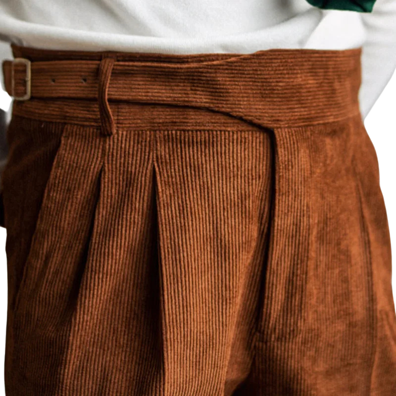 Cordhose Herren Orange | Old Money 