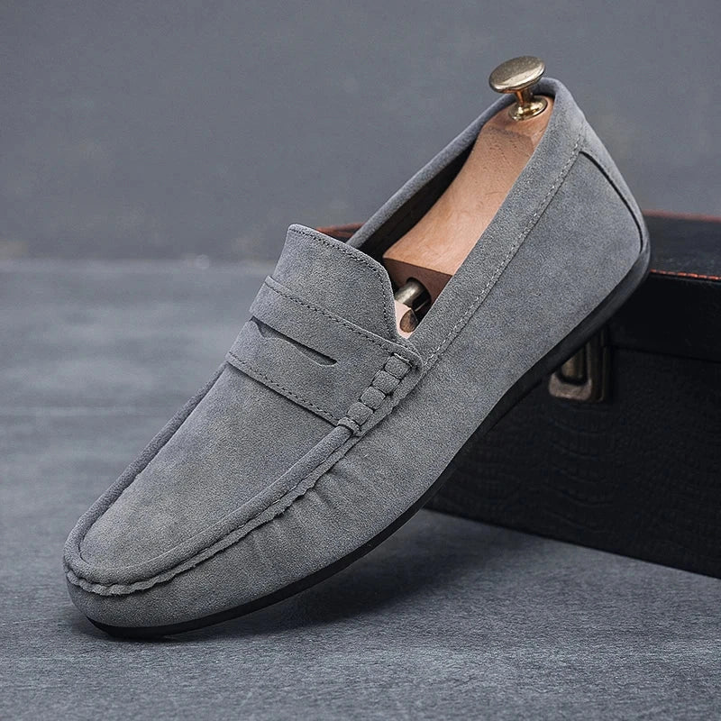 Herrenschuh Loafers Wildleder | Old Money 