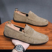 Herrenschuh Loafers Wildleder | Old Money 