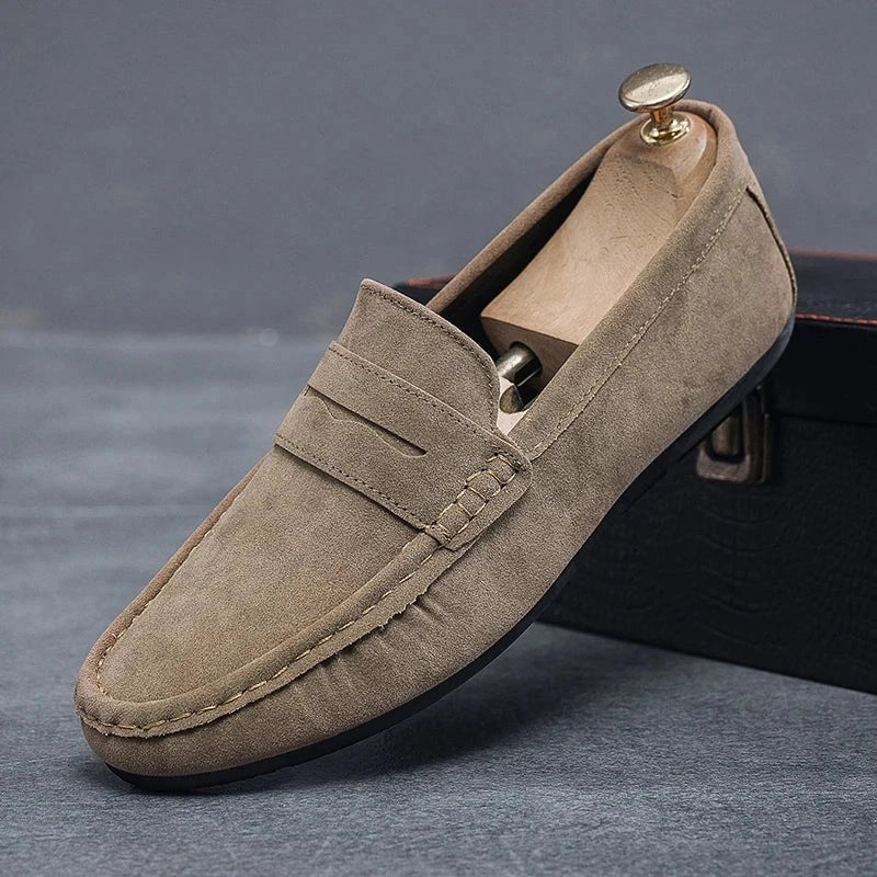 Herrenschuh Loafers Wildleder | Old Money 