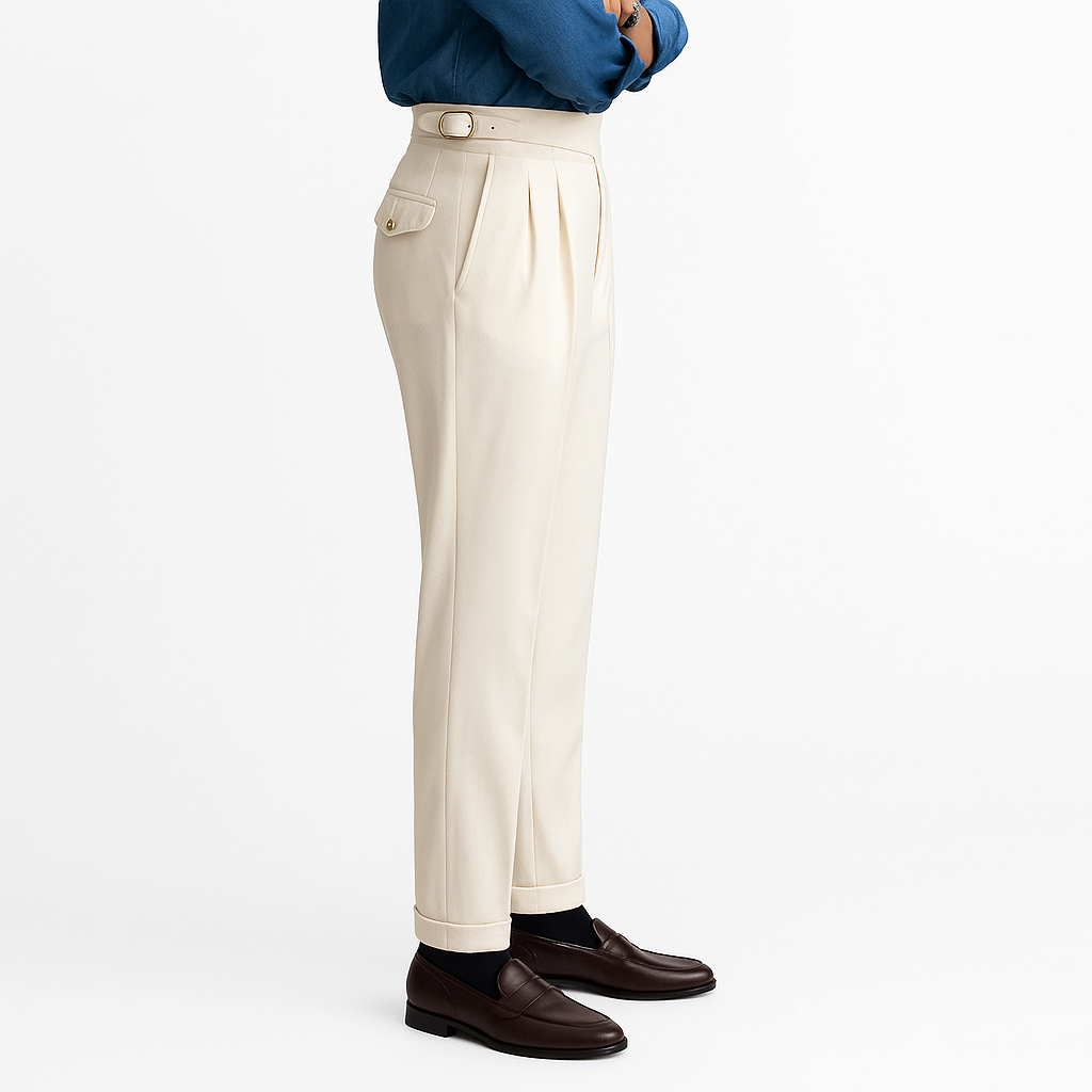 Old-Money-Hose mit Hoher Taille | Old Money 