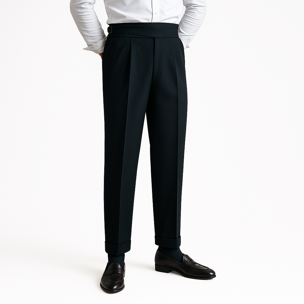 Old-Money-Hose mit Hoher Taille | Old Money 